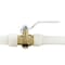 Apollo 3/4 in. Brass PEX-A Barb Ball Valve with Drain and Mounting Pad EPXV34WD - alternate 6